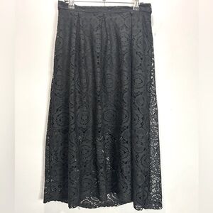 Mossimo Elegant Black Lace Skirt Size 4